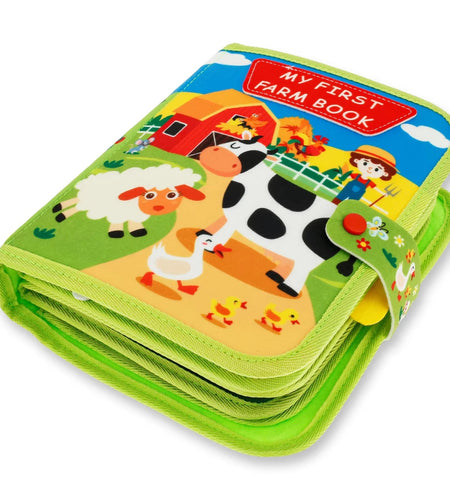 Little Learner Quiet Book – Soft Felt Sensory Activity Book for Toddlers & Preschool Education