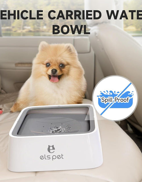 Load image into Gallery viewer, 1L/2L/70Oz Dog Spill Proof Pet Water Bowl, Anti-Choking Water Bowl, Slow Water Feeder Pet Water Dispenser Carried Water Bowls for Dogs, Cats &amp; Pets

