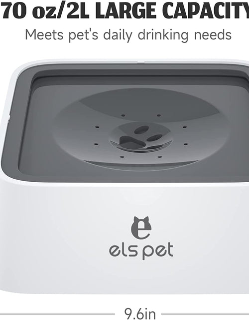 Load image into Gallery viewer, 1L/2L/70Oz Dog Spill Proof Pet Water Bowl, Anti-Choking Water Bowl, Slow Water Feeder Pet Water Dispenser Carried Water Bowls for Dogs, Cats &amp; Pets
